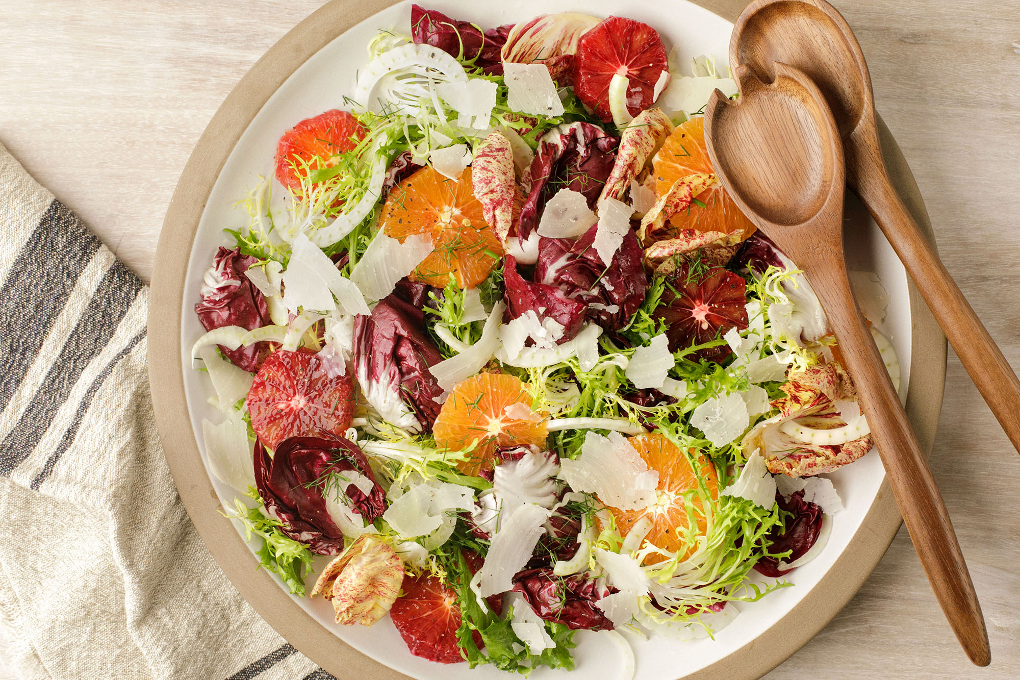 Chicory, Fennel, and Citrus Salad with Shaved ParmigianoReggiano BiRite