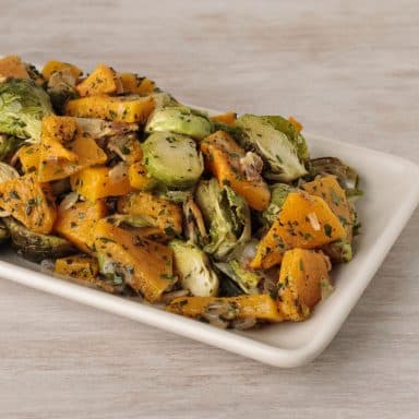 Brusselsproutsbutternutsquash Plated Product
