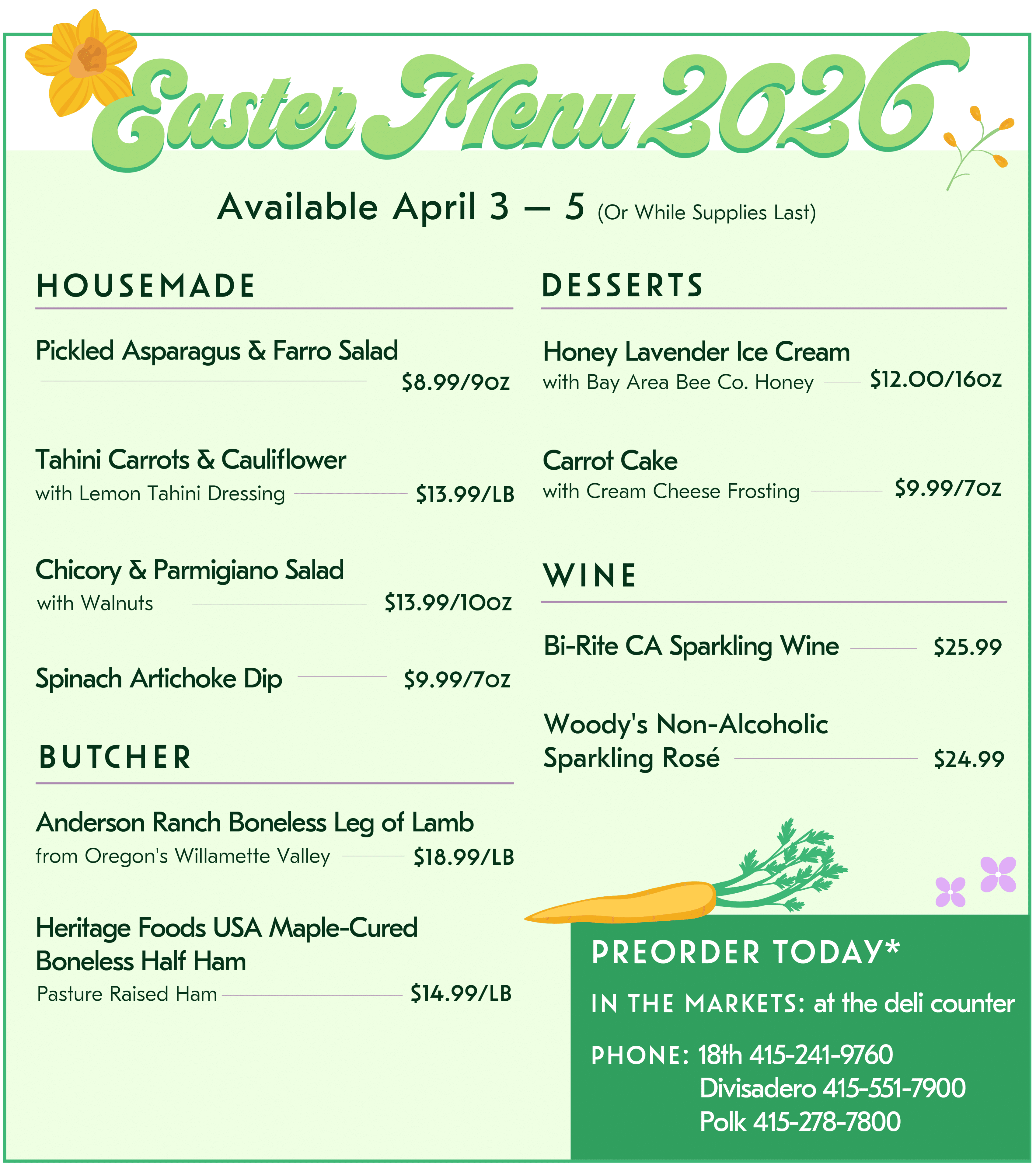 Spring Menu 26 Easter P1 1080 02