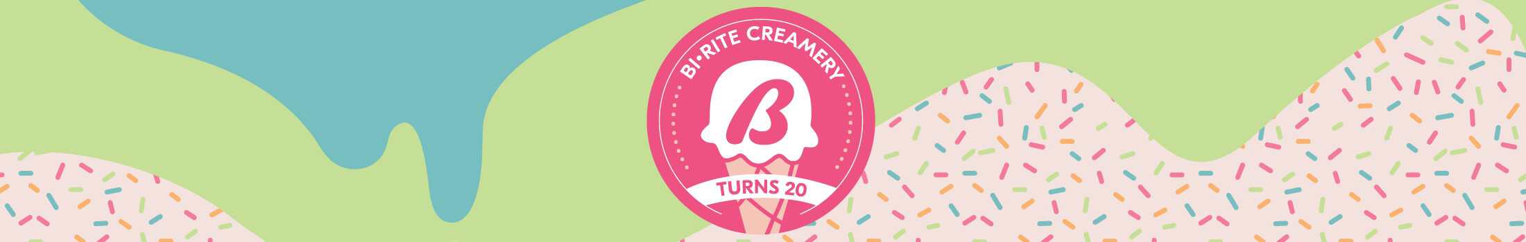 Birite 20th Anniversary Logo Banner