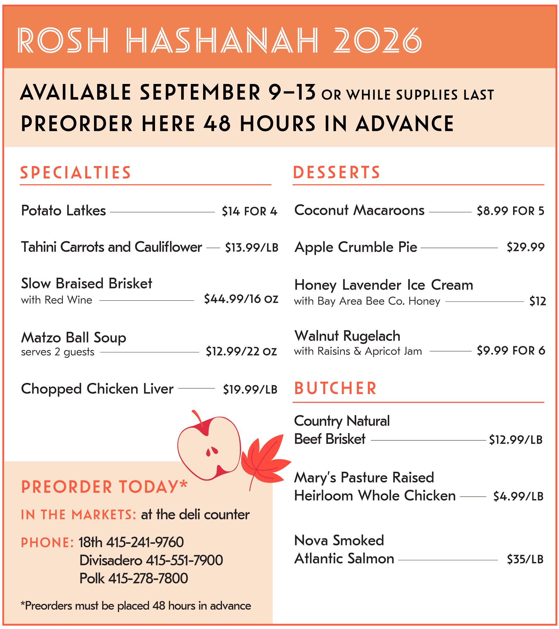 Rosh Hashanah 2026 Menu Rwordpress P2